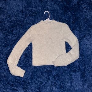 cozy cropped sweater